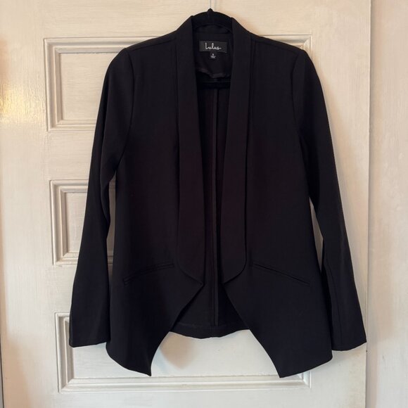 Lulu's Black Lightweight Blazer Jacket - Picture 8 of 15